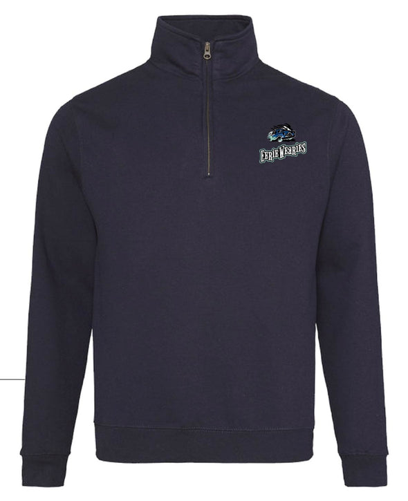 Eerie Wearies Oxford Navy 1/4 Zip Sweatshirt *PRE-ORDER* (EXPECTED TO ARRIVE IN A FEW WEEKS)