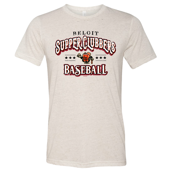 Wisconsin Supper Clubbers Oatmeal Tri-Blend Finley T-Shirt